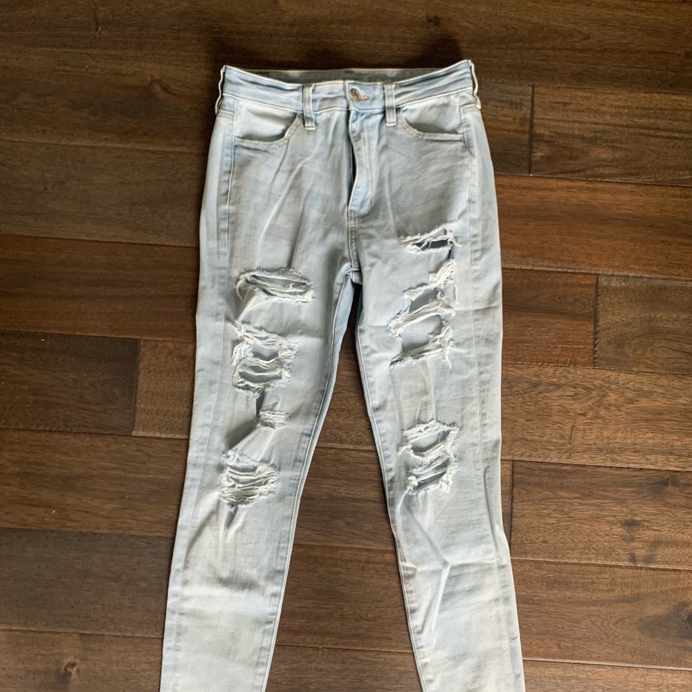 mid rise american eagle jeans